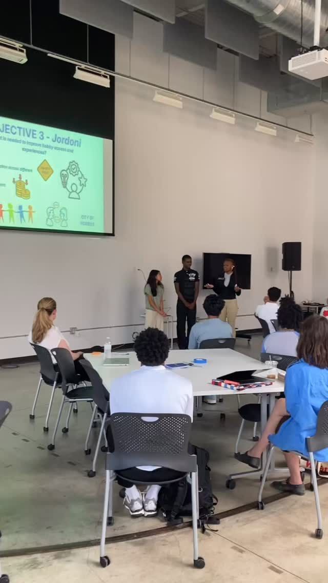 Charlotte is being shaped by the young people who call it home. 💛

We love collaborating with and hearing from young civic leaders as they envision the activities, spaces, and support youth want and need in our community.

This summer through next spring, Sofia, Jordoni, and Tomar and 26 other youth are serving as City of Hobbies Fellows, interviewing peers and observing spaces across Charlotte to better understand what helps young people find joy, purpose, and connection.

This week, they presented insights to other youth and to the team of 11 nonprofit, public, and private partners working together to help all Charlotteans find a hobby that brings them joy and purpose. 

We’re listening to and learning from youth, and excited to share more from the youth-led research and more later this year! ✨

@gambrellfdn 
@clturbandesign 
@cmlibrary 
@cischarlotte 
@dogreater 
@gehlpeople 
@generationnation 
@meckparkrec 
@mbkcltmeck 
@studiolaitio 
@clturbaninstitute 

Learn more about the initiative at cityofhobbies.org