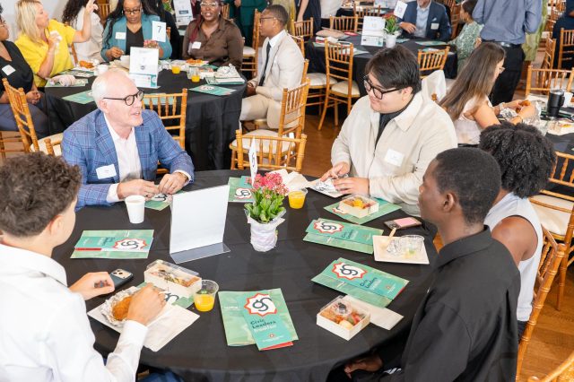 A morning filled with connection, conversation, and civic leadership! ☀️

GenerationNation’s Civic Leaders Breakfast brought student leaders and community leaders together to connect, share perspectives, and celebrate the power of positive, collaborative civic leadership. We’re grateful to everyone who helped make this inspiring morning possible and raise awareness and support for GenerationNation.

Many thanks again to event speakers Dante Anderson, Raquishela Stewart, and Mike Rizer, joined by GenerationNation youth Aahana, Bee, Inchara, Luka, Samuel, and Winny Gracy, and board members Diane Gavarkavich, LaShaun Carter, and Ashleigh Fields.

Thank you to our event sponsors: Foundation for the Carolinas, Nexstar Charitable Foundation, American Airlines, Brighthouse Financial, Charlotte Hornets, DTG Community Services, and Sunshine Media Network, and table sponsors: Paul Burley, LaShaun Carter, City of Charlotte Office of Youth Opportunities, Civic Impact Academy, Melissa Hovey, and Truliant Federal Credit Union.

And big congratulations again to our 2026 Civic Leadership Award recipients: April Alonso, Morgan Winston, and Brad Panovich! 🎉

Thank you to everyone who showed up, connected, celebrated, and invested in a new generation of civic leaders. Powered by your support and energy, we’re excited to kick off an amazing and bright year! ✨