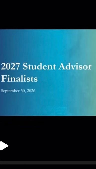 👋🏽 Meet the finalist candidates for CMS Student Advisor 2027! These students, chosen by a school board panel, will campaign in October through November 3. All CMS high school students in grades 9-13 can vote to elect the next student advisor! More info to come. Big thanks to ALL the amazing applicants across CMS high schools! We appreciate your willingness to step up as leaders and make your voices heard!! ⭐️