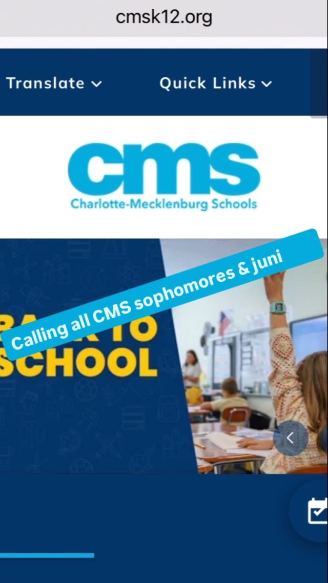 👋🏽 CMS sophomores & juniors: ready to represent thousands of students and make a positive impact across @charmeckschools? 🗣️📚 Apply to be a candidate to be the next Student Advisor to the @cmsboard!

Applications are open TODAY through September 20. 🗓️ Apply now at tinyurl.com/cms2027studentadvisor 🔗 Link in bio!